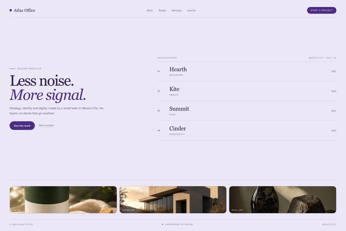 Atlas Office — full page preview