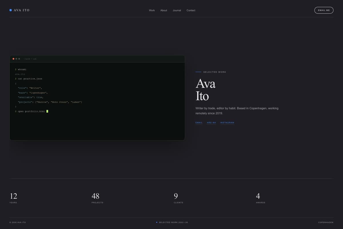 Ava Ito — full page preview