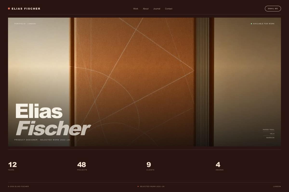 Elias Fischer — full page preview