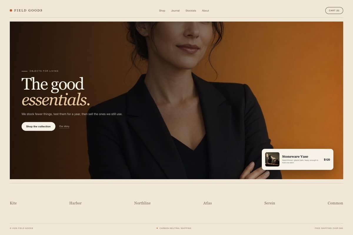 Field Goods — full page preview