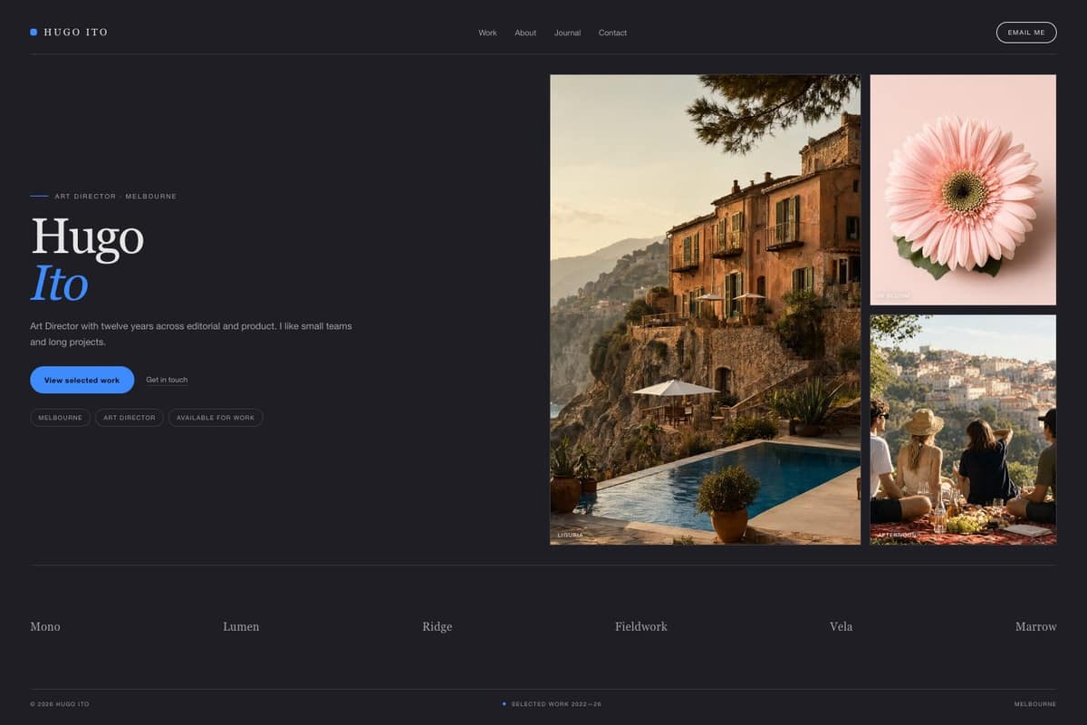 Hugo Ito — full page preview