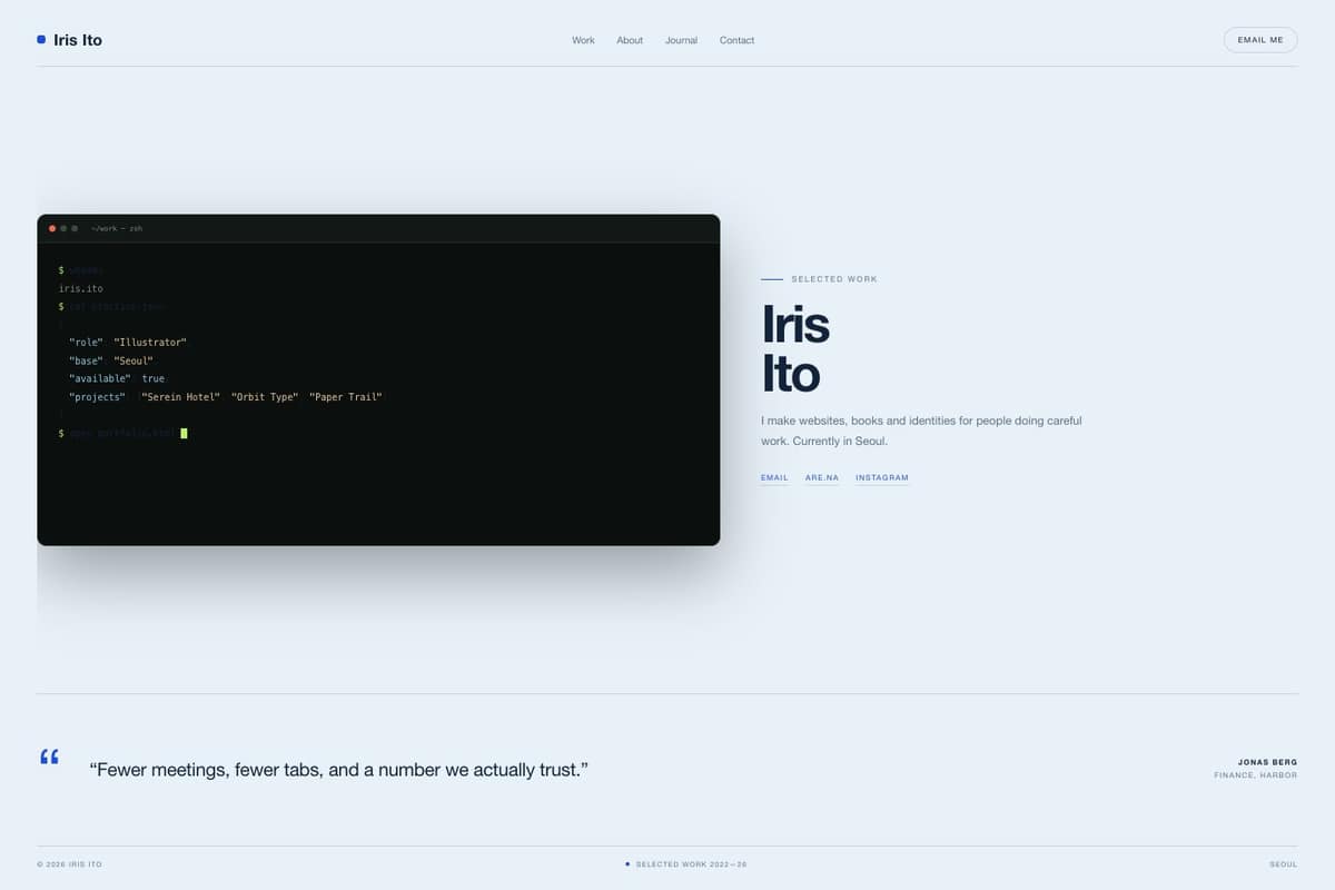 Iris Ito — full page preview