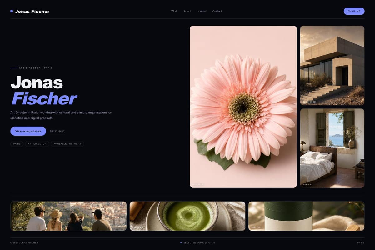 Jonas Fischer — full page preview