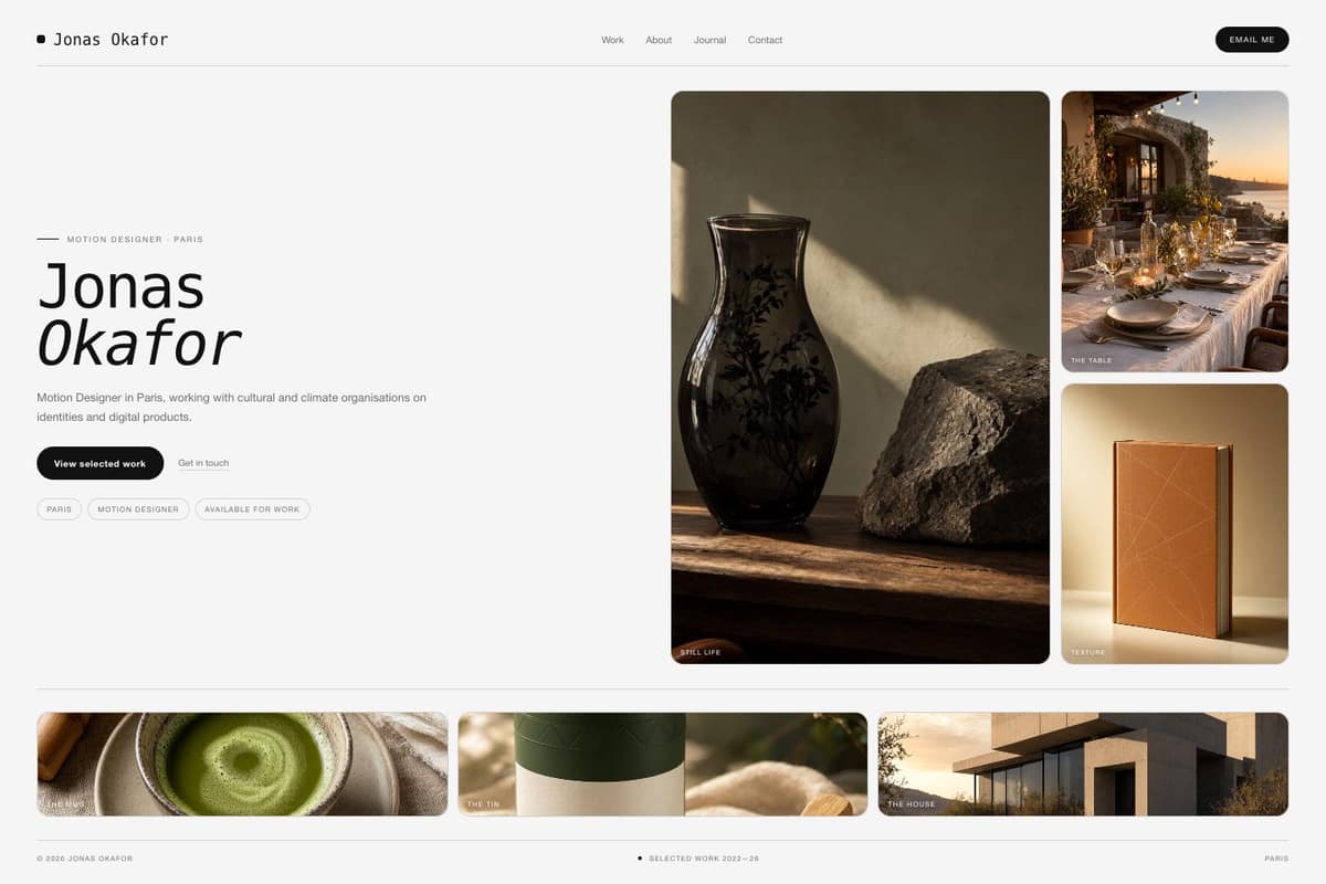 Jonas Okafor — full page preview
