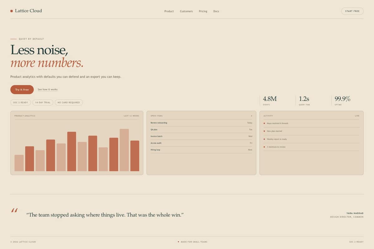 Lattice Cloud — full page preview
