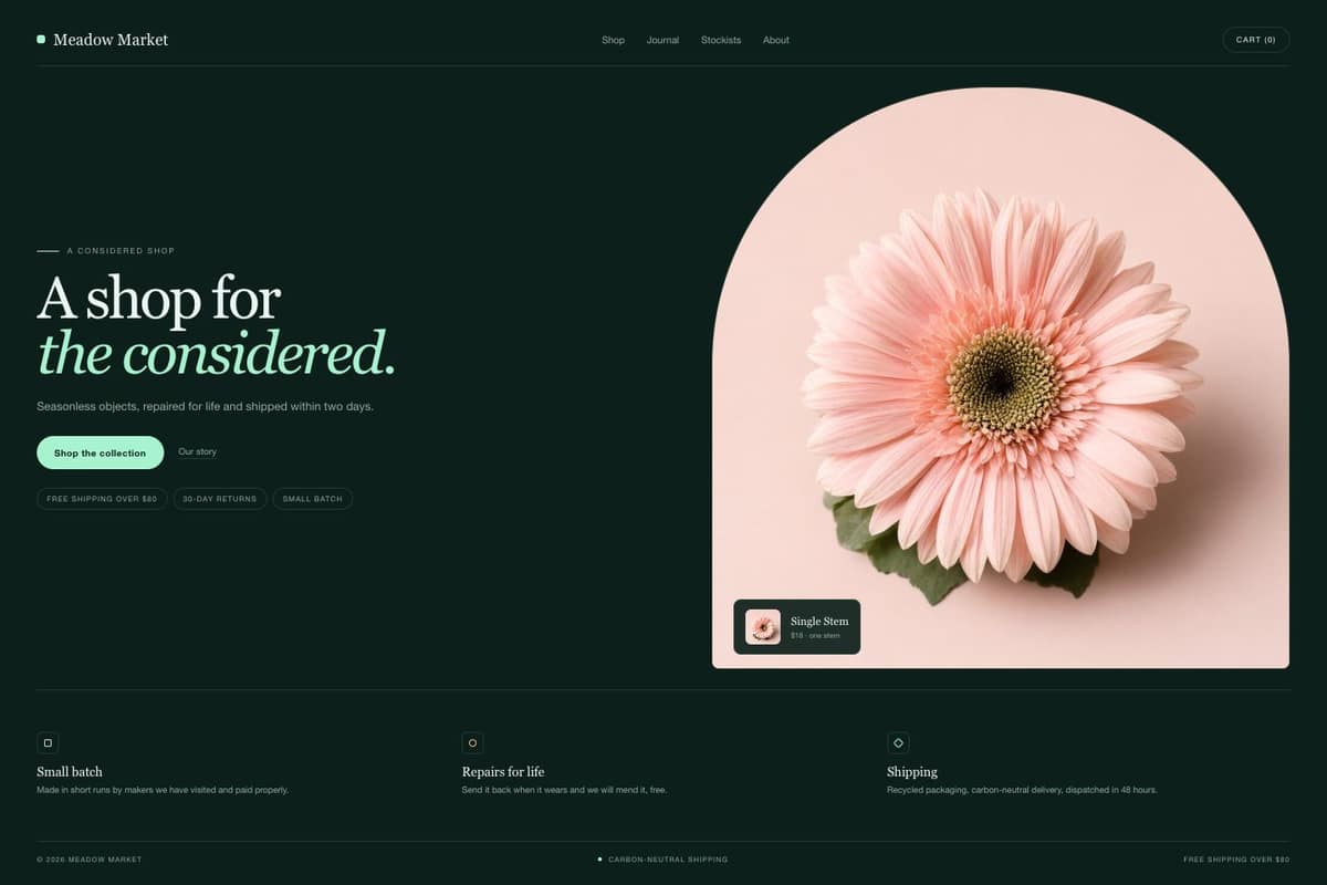 Meadow Market — full page preview