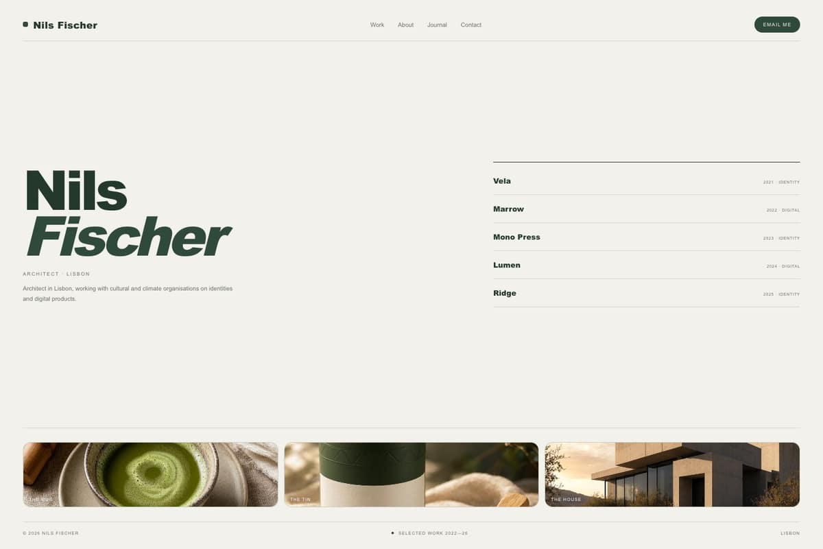 Nils Fischer — full page preview
