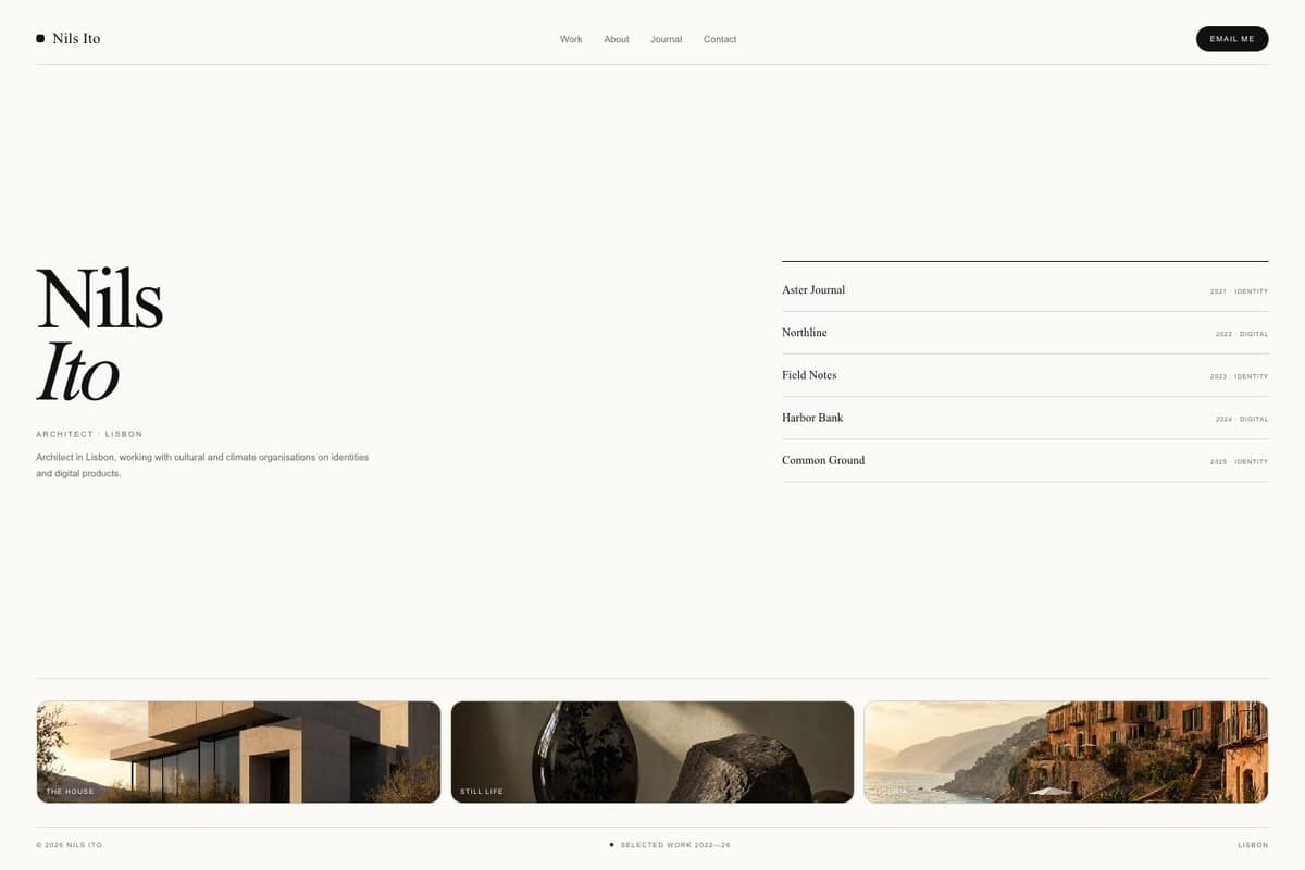 Nils Ito — full page preview