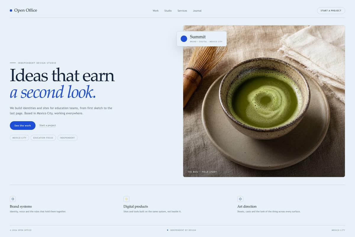 Open Office — full page preview