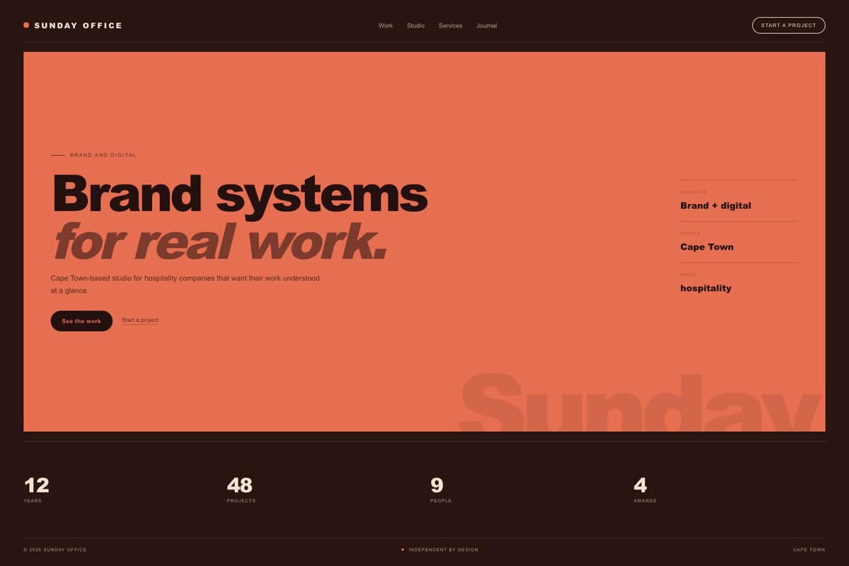 Sunday Office — full page preview